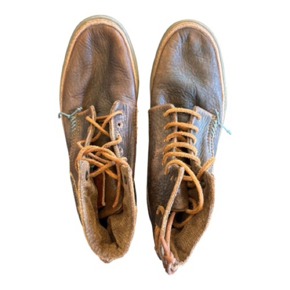 SATORISAN Men's Hida Spitfire Stone
Brown Shabby Leather Boot. - Picture 9 of 13